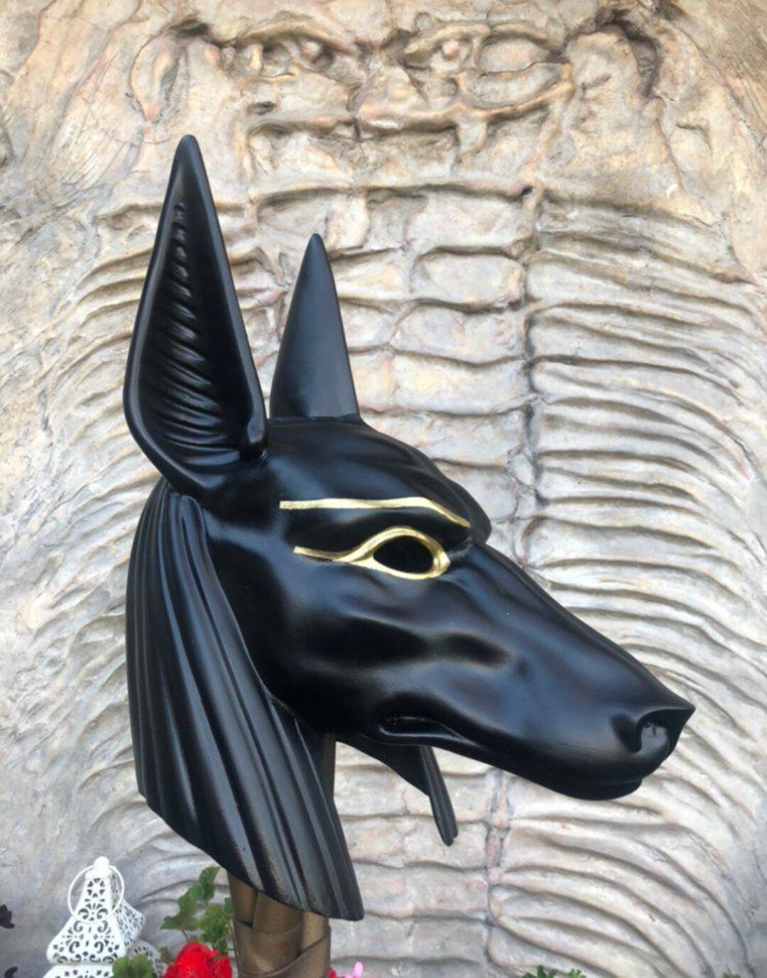 Anubis Mask Egyptian God Cosplay Mythology Costume Etsy