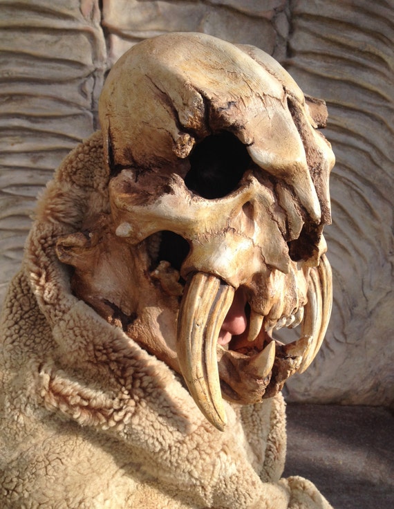 Barbarian Helmet, Skull Helmet Halloween Mask Burning Man Festival  
