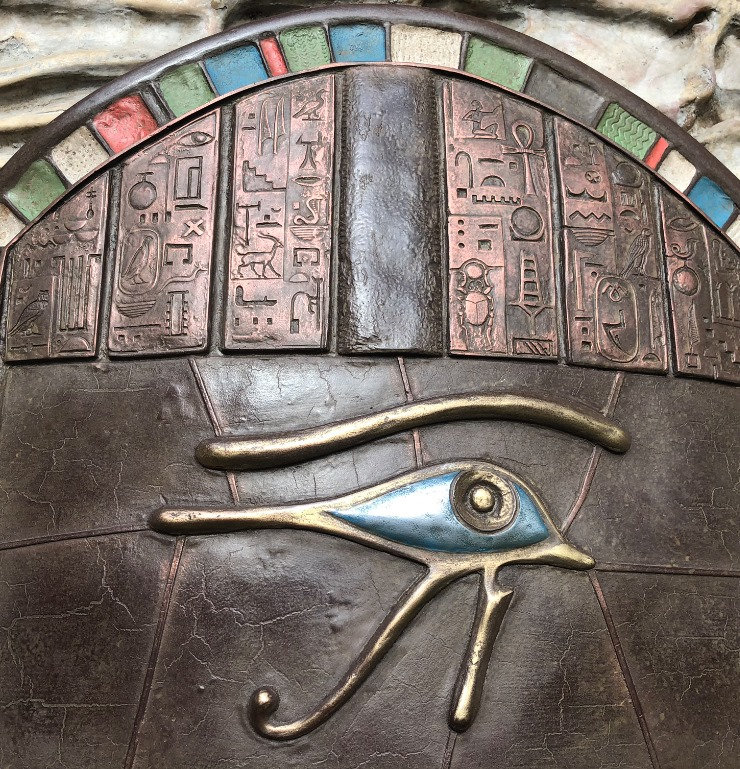 Egyptian Shield Larp Armor Cosplay Replica Ancient Shield Etsy