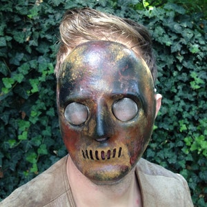 Hannibal Mask Steampunk Mask Halloween Mask Masquerade Mask Rusty Mask Dark Mask Demonic Mask Steampunk Face Mask Fetish Mask Dominance Mask