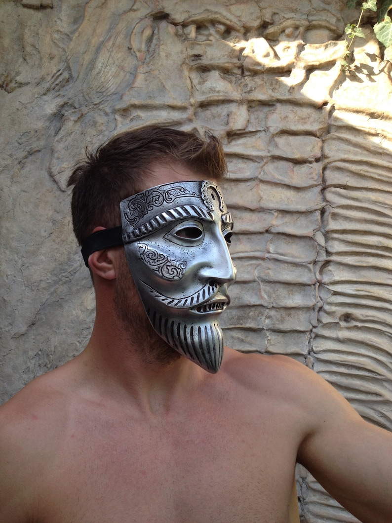 Battle Mask Medieval Armor Baron Mask Accessories Mask of Etsy