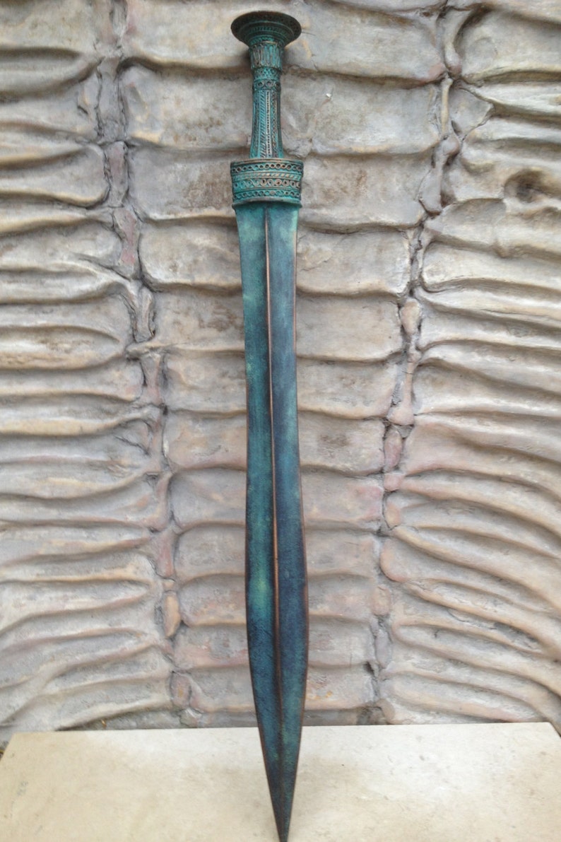 Greek Sword, Sword of Troy Larp Weapons Weapons from the movie Troy Larp Sword Cosplay Sword Replica Movies Props Ancient Sword AntiqueSword image 1