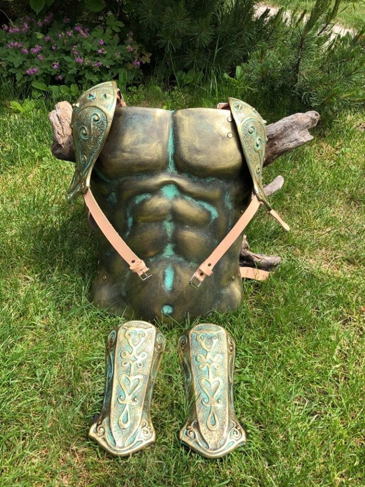 Larp Armor Ancient Armor Ancient Greece Antique Armor Larp Etsy