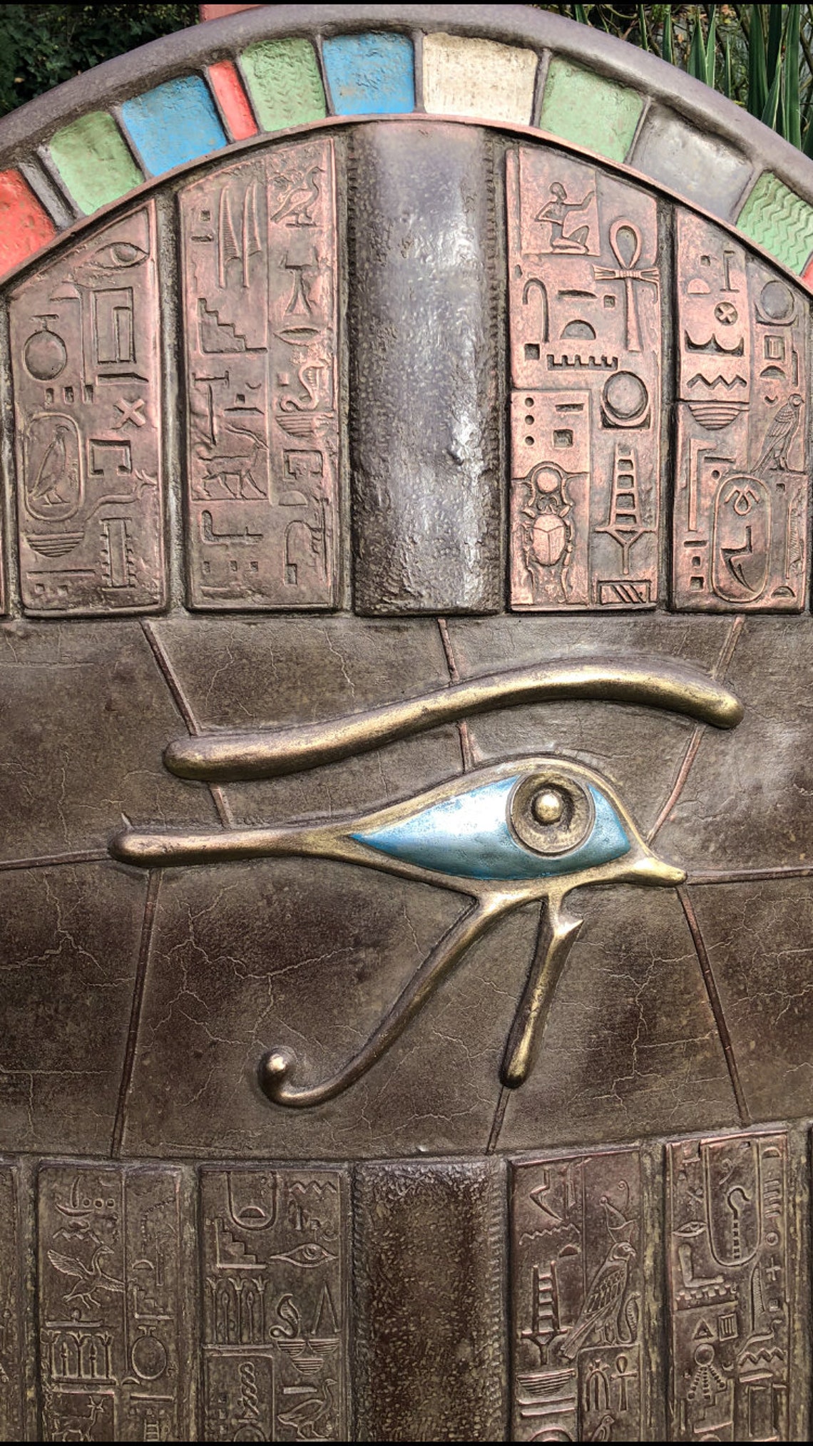 Egyptian Shield Larp Armor Cosplay Replica Ancient Shield Etsy