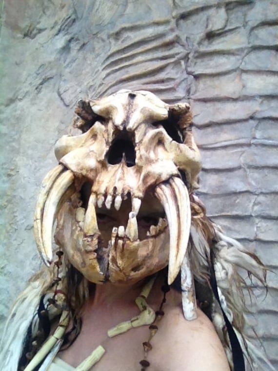 Skull Mask, LARP Armor, Fantasy Helmet, Masquerade Mask, Barbarian  