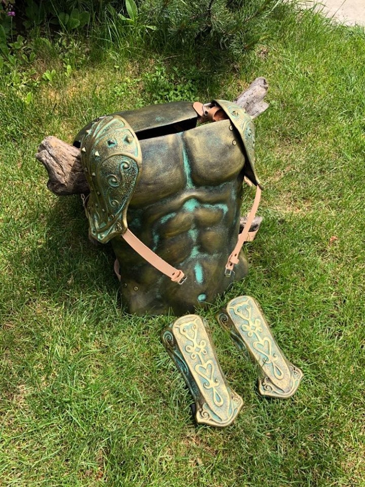 Larp Armor Ancient Armor Ancient Greece Antique Armor Larp Etsy