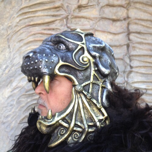 Casque de gladiateur roi lion : cosplay, GN, masque de mascarade