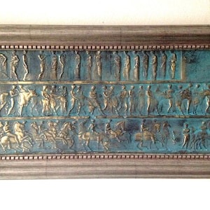 Ancient Wall Decor, Gift for Men, Ancient Wall Art, Sculpture Wall Decor, Universal Gift, Bronze Wall Decor, Sculpture, Wall Decor, Art