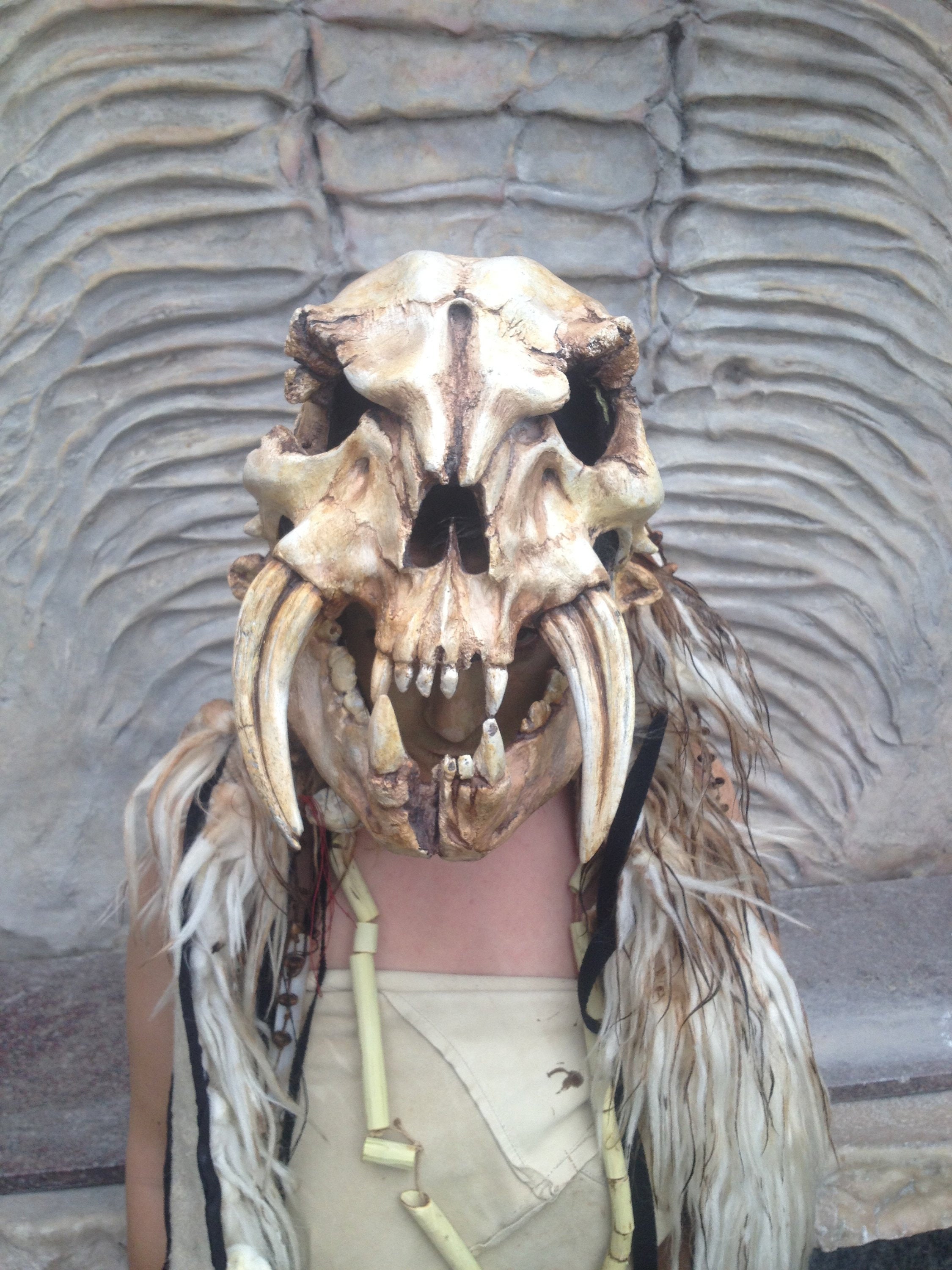 Skull Mask, LARP Armor, Fantasy Helmet, Masquerade Mask, Barbarian  