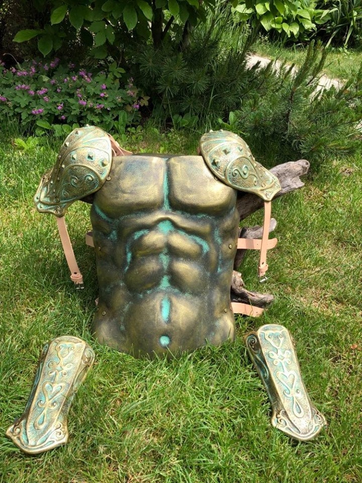 Larp Armor Ancient Armor Ancient Greece Antique Armor Larp Etsy
