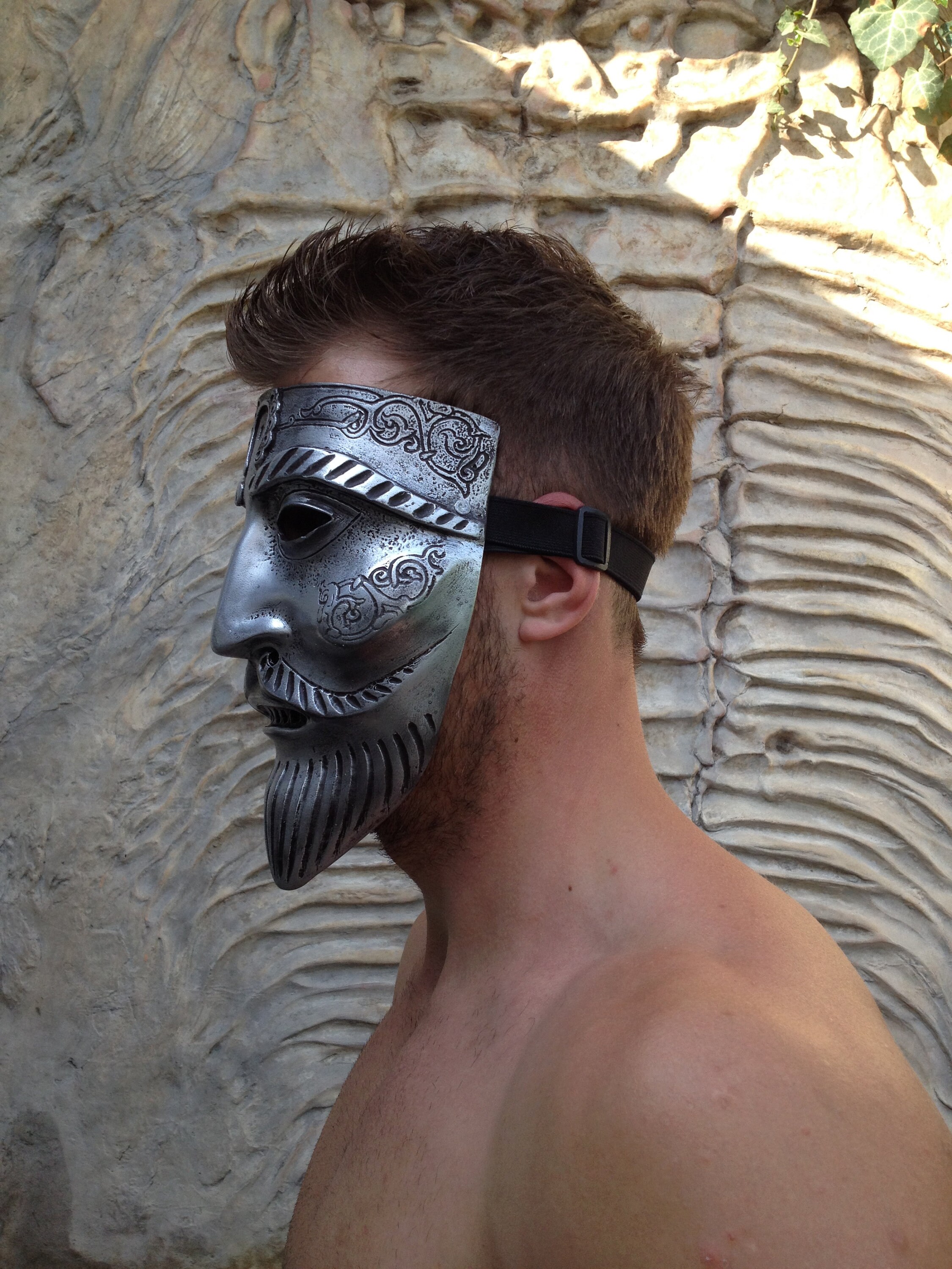 Battle Mask Medieval Armor Baron Mask Accessories Mask of Etsy