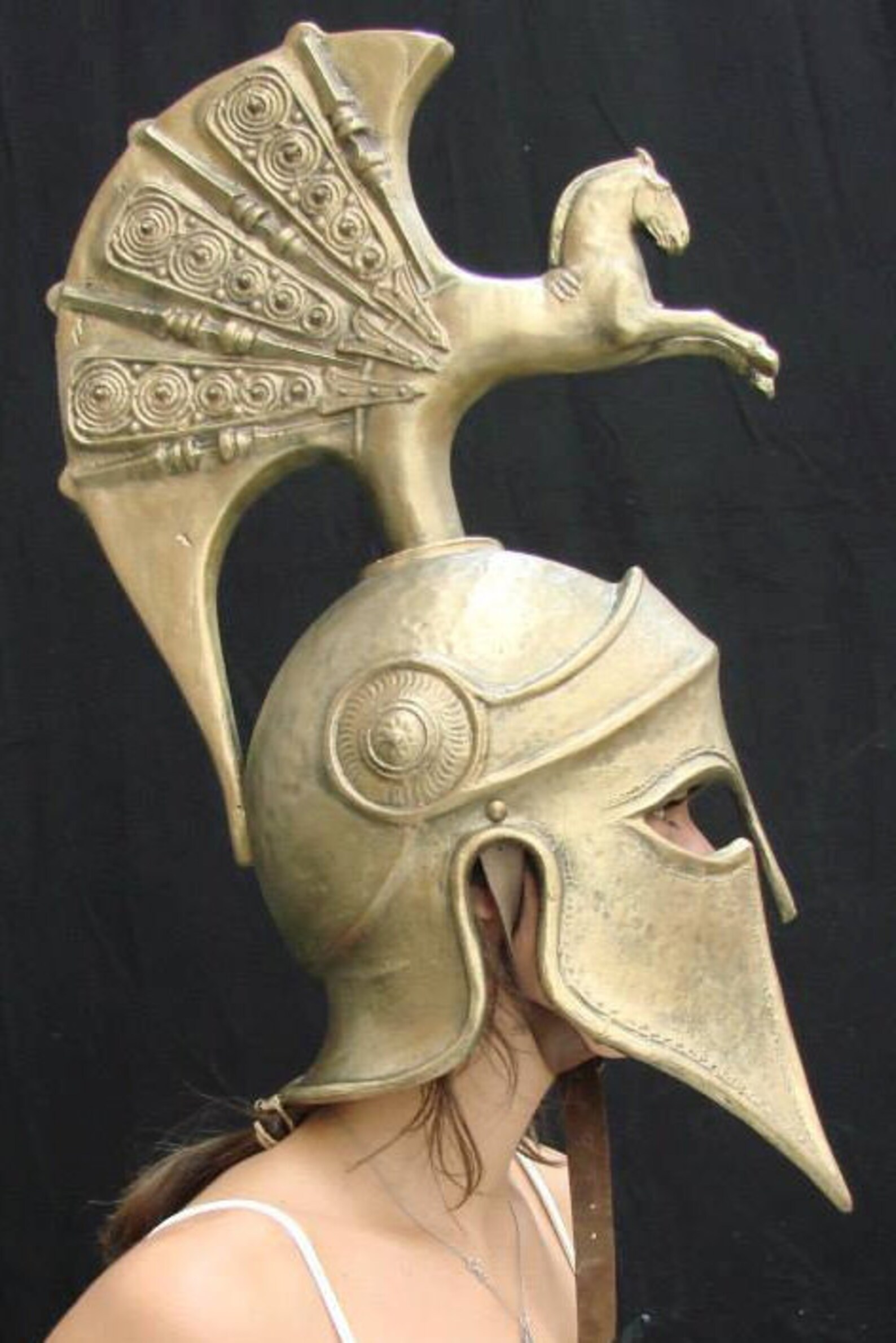 Greek Spartan Helmet Ancient Armor Larp Helmet Ancient Helmet Etsy