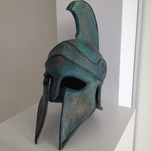 Greek Helmet Ancient Corinthian Helmet Greek Spartan Helmet Ancient Greece Armor Helmet Larp Helmet Cosplay Helmet Greece Antique Armor Mask image 4