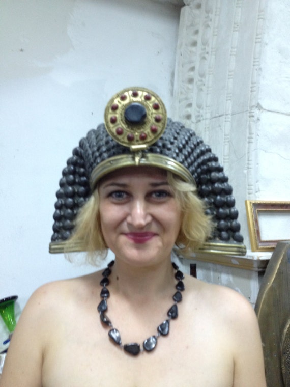 Carnival Costume Egyptian Helmet Egyptian Costume Masquerade Etsy