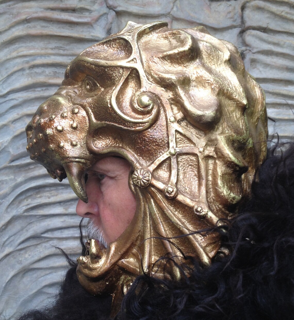 Ancient Helmet Ancient Armor Animal Masks Gold Mask Animal Etsy