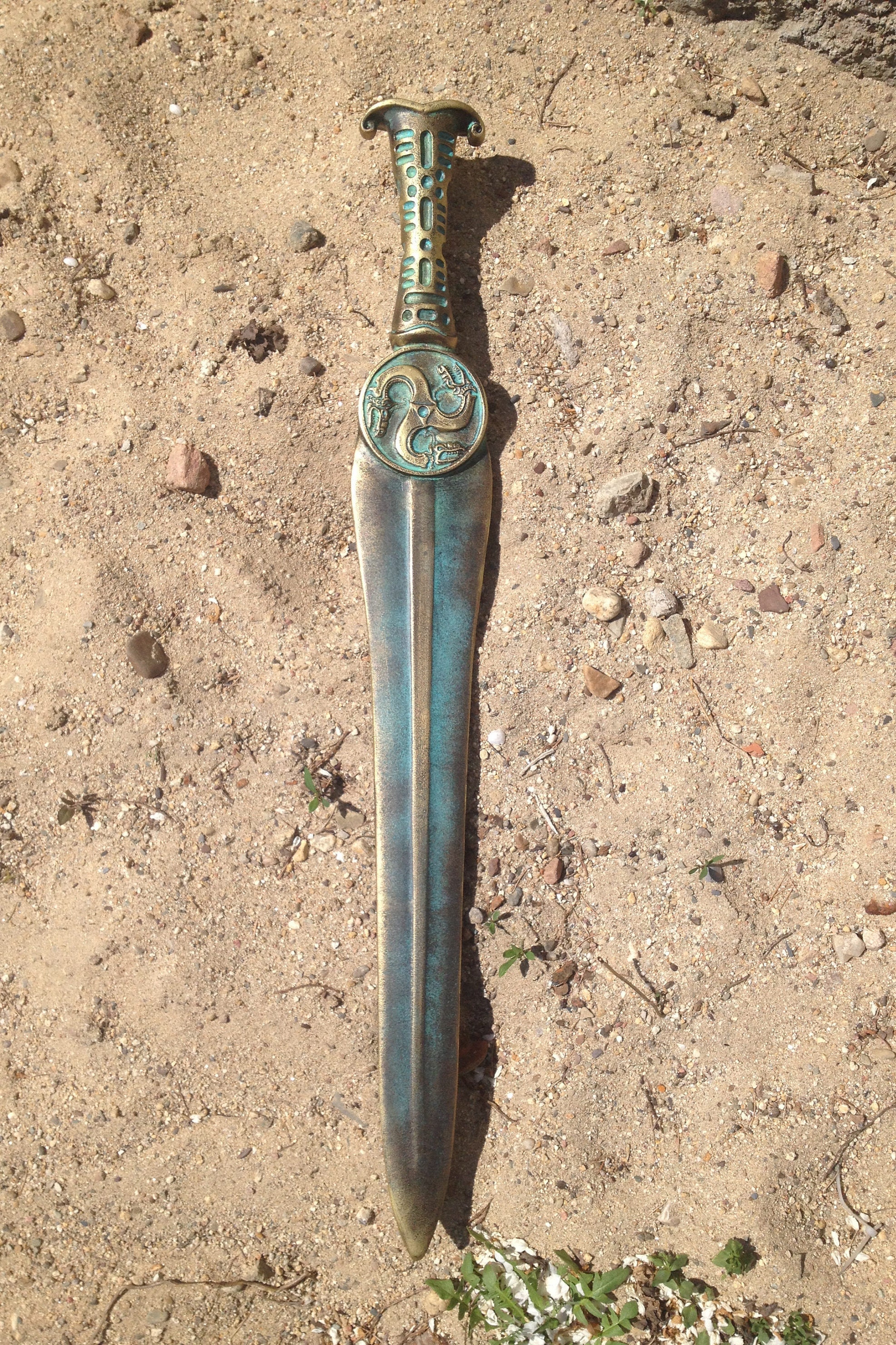 ペルセウスの剣、タイタンの戦い、LARP の剣、コスプレ武器、演技