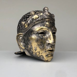 Fiberglass Roman Cavalry Helmet Mask: Nijmegen Replica, LARP Armor