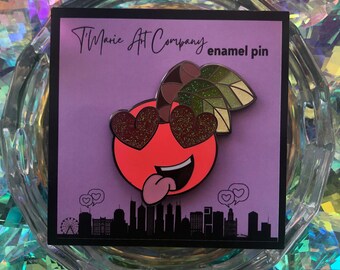 Chicago CherryKin Enamel Pin Emoji Lapel Kawaii Flair Cherry