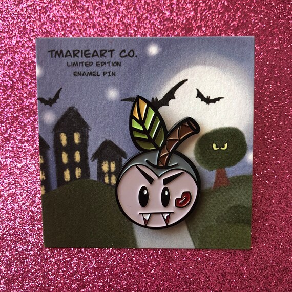 Chicago CherryKin Enamel Pin Emoji Lapel Kawaii Flair Cherry