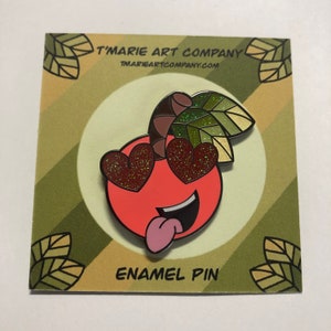 Chicago CherryKin Enamel Pin Emoji Lapel Kawaii Flair Cherry