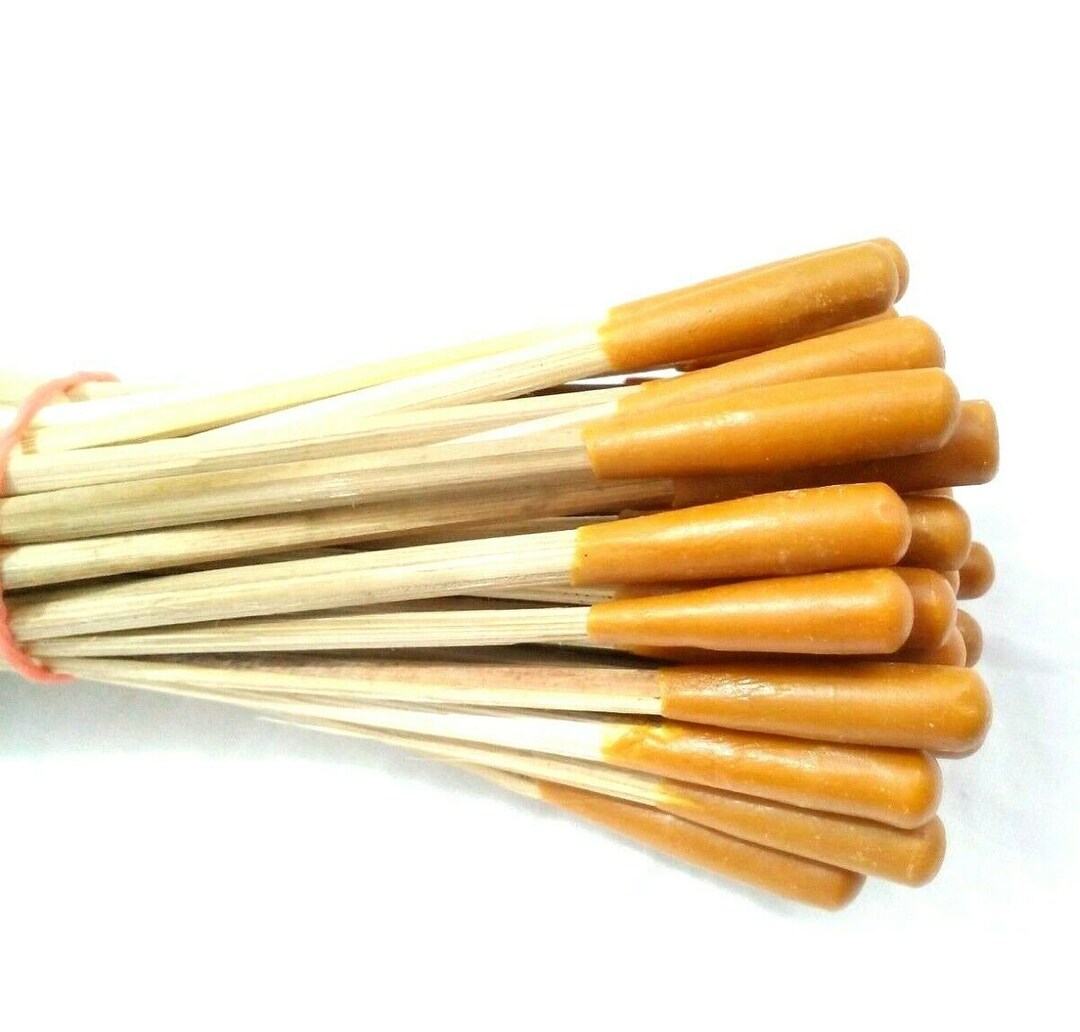 50 Piece Wooden Dop Sticks: Gemstone Cutting & Polishing (150mm) - Etsy