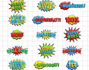 Great Job Stickers Etsy