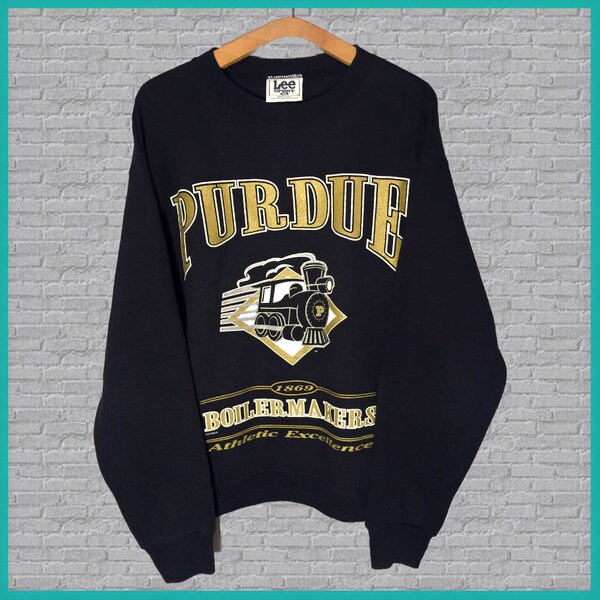 Vintage Purdue Boilermakers Crewneck Sweatshirt Large