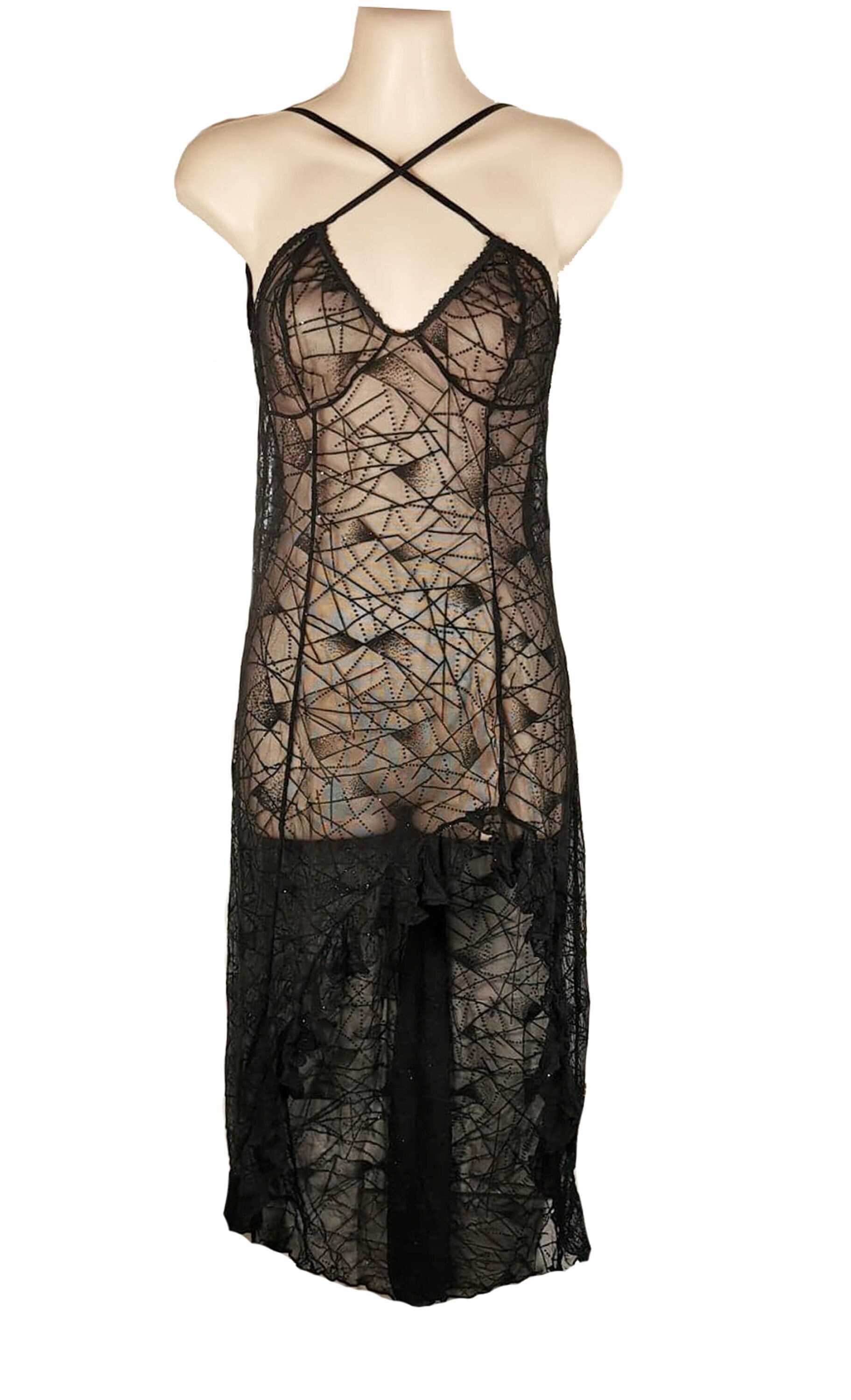 sheer babydoll dress