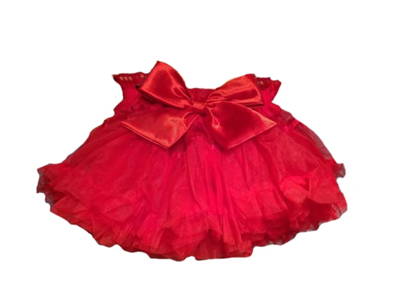 Girls Petticoat , Toddlers Costume skirt , Children's frothy Tutu skirt , Princess Skirt , Girls Costume , Kids Petticoat , Candy bows skirt All Red