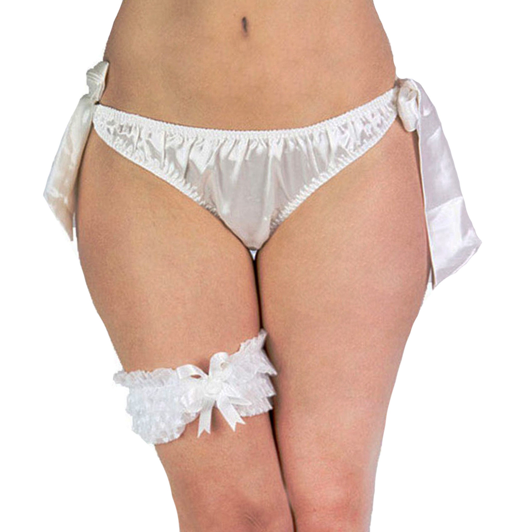 Tie Side Satin knicker/panty & Bra Set Black Burlesque Tie Side Satin knicker/panty & Bra Set Black Burlesque