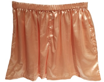 Kaufen Sie 1 Take 1 FREE (His and Hers) Silky Satin lockere Nachtwäsche Nacht Unterwäsche, super bequeme Mode Silky Lounge tragen Boxershorts