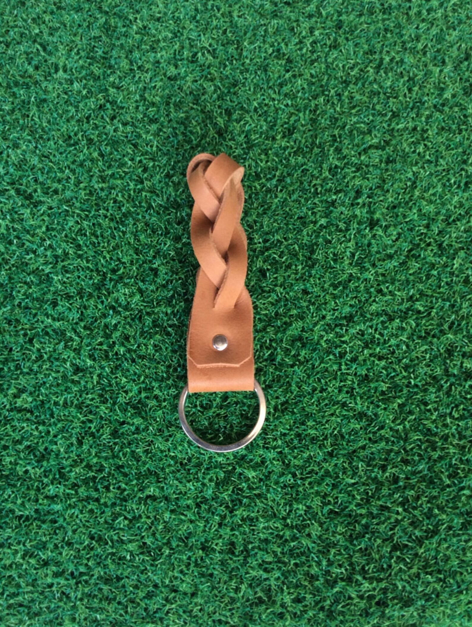 Braided Leather Keychain/leather Braided Lanyard/leather Keychain