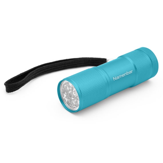 Taschenlampe mit Namens Gravur - viele verschiedenen Farben!