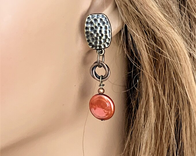 Pearl Clip on Earrings for Women, Lightweight Clipon Earrings