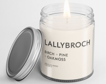 LALLYBROCH Soy Candle, Outlander Candle, Outlander Gift, Book Scented Candle, Literary Candle, Book Inspired Candle, Book Candle Scent