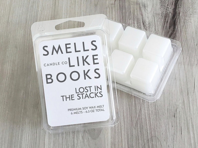 LOST in THE STACKS Soy Candle, Book Lover Candle, Book Candle, Literary Candle, Book Candle Scent, Book Lover Gift, Old Books Candle image 3