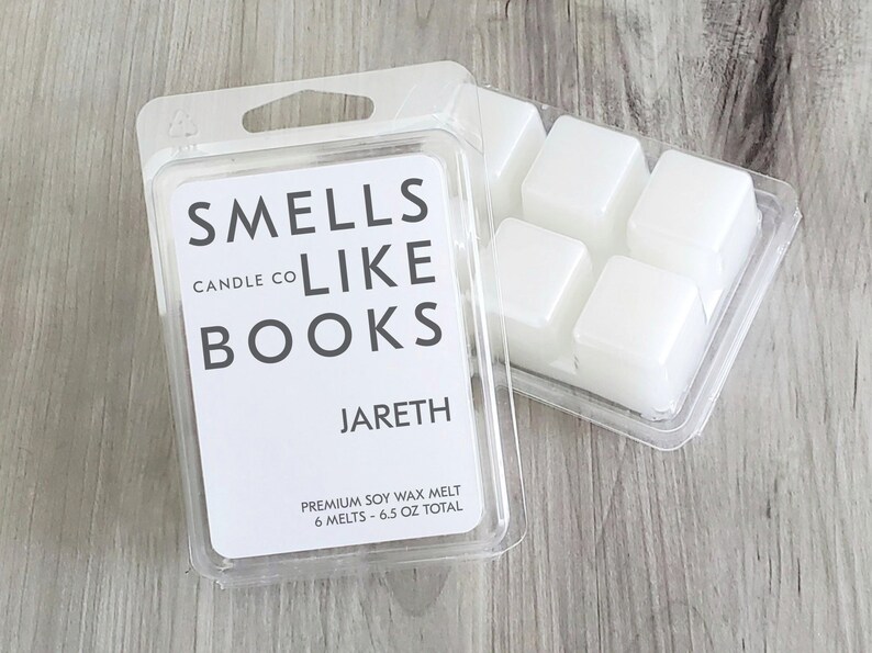 JARETH Goblin King, Labyrinth, David Bowie, Book Lover Candle, Book Scented Candle, Literary Candle, Book Inspired Candle, Book Candle Scent image 3