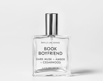 BOOK BOYFRIEND perfume, book perfume, Book Lover Perfume, book themed Perfume, Literary Perfume, Book Inspired Perfume, Book Perfume Scent