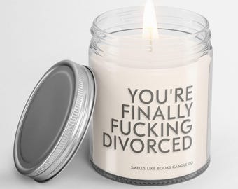 Vela de divorcio, regalo de divorcio, vela de divorcio, vela para divorcio, vela de divorcio divertida, vela de ruptura divertida, vela de ruptura