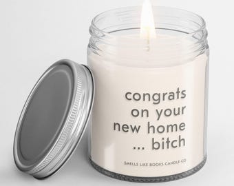 New Home Gift| House Warming Gift| Congratulations Gift| Funny Candle| New House Decor| New Home Candle| Moving Gift| House Warming party