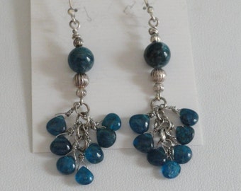 African Apatite Earrings - #252