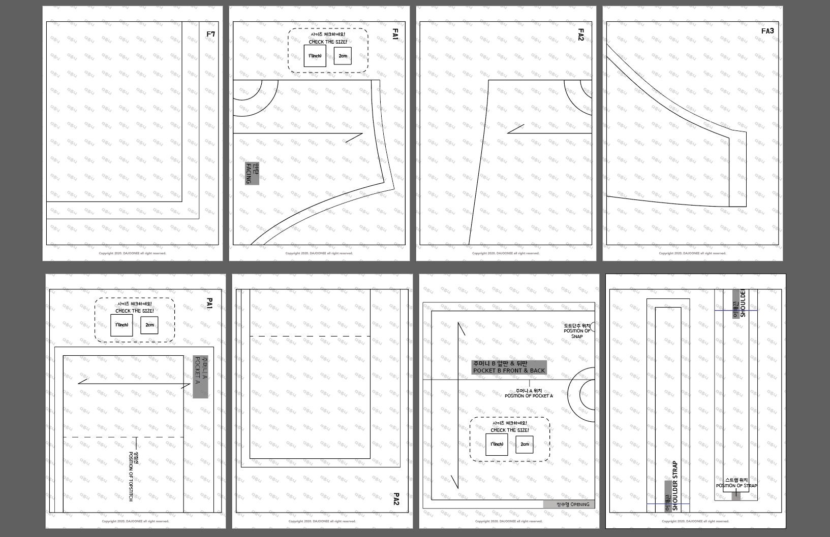 Apron Pattern Sewing PDF Pattern How to Make Apron Printable Etsy