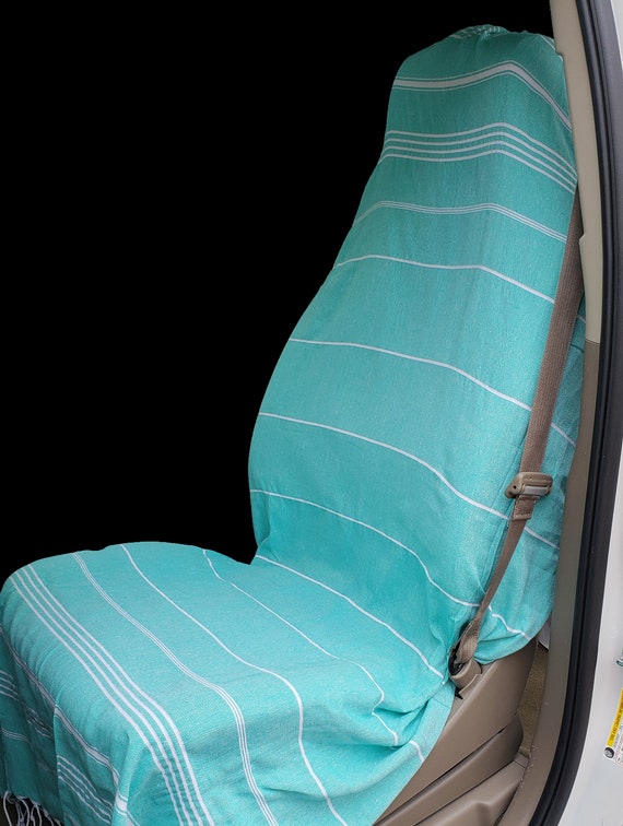 Car Seat Cover Yoga Towel For Your Adjustable Washable Turkish Cotton Free Teal
