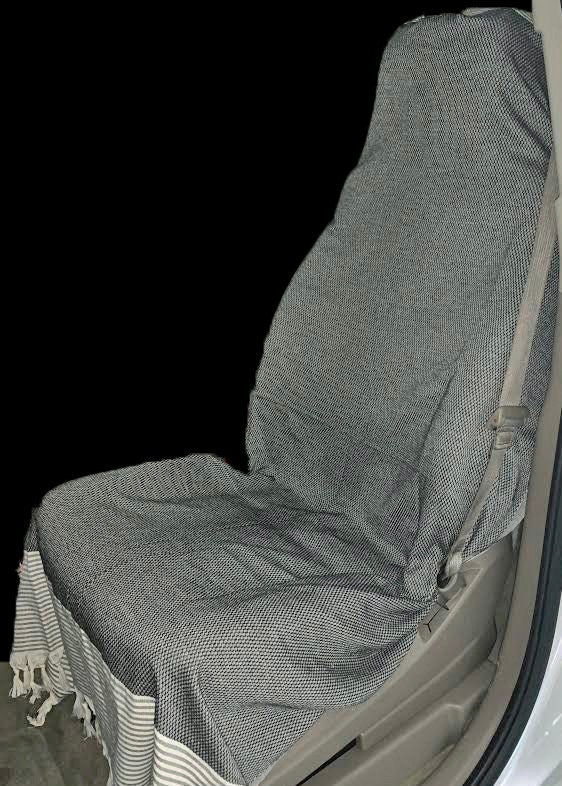 Malo'o Quick-Dry SeatGuard Terry Cloth Car Seat Cover, Gray