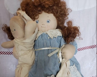 Jan Shackelford Ooak Handmade Soft Sculpture Doll. Rare and