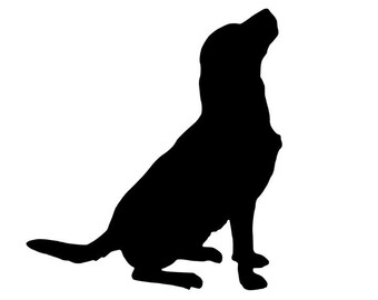 Calcomanía de perro labrador, vinilo orcal permanente 651, listo para aplicar