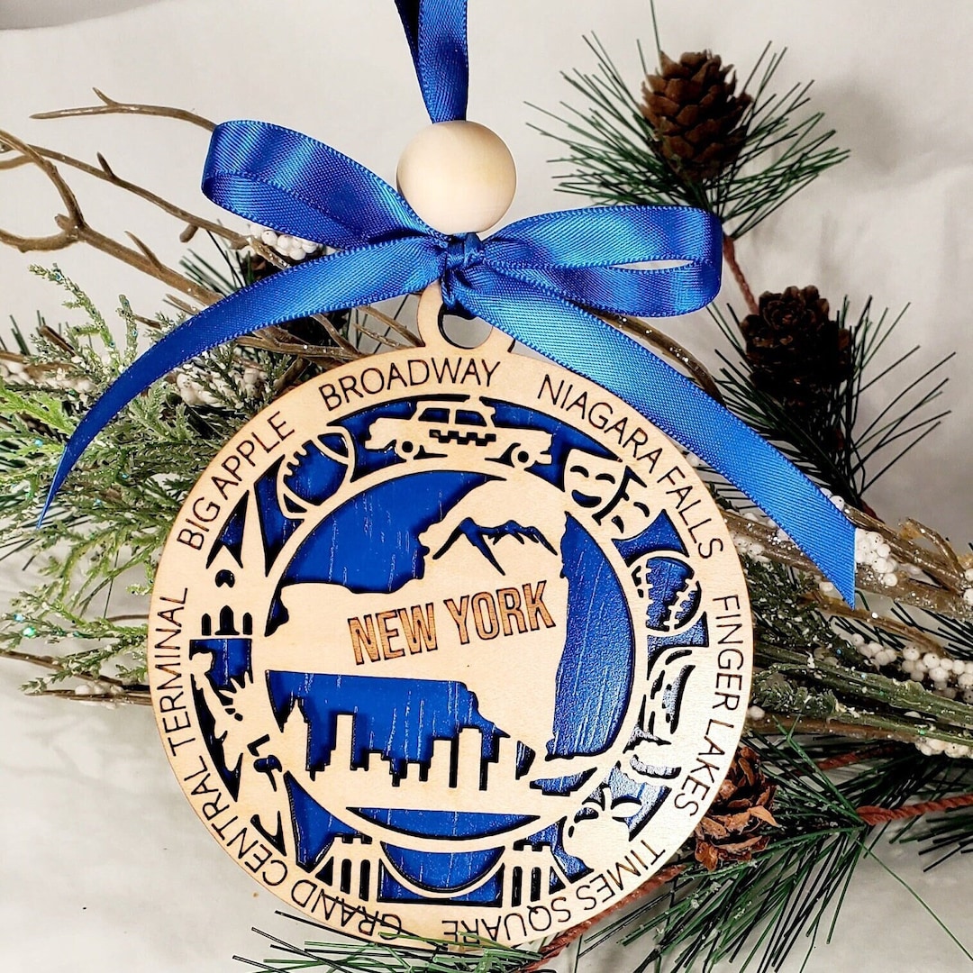 New York Christmas Ornament, New York Gift, Gift for Friends, 2024