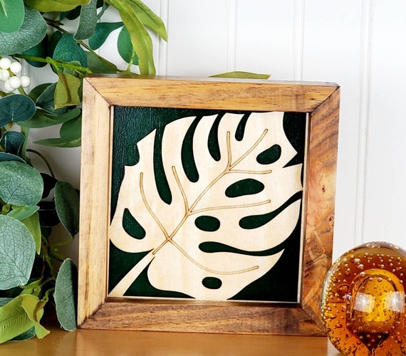 Tropisches Blatt Holz Wandkunst, Monstera Holzblatt Wanddekor,  Pflanzenbezogenes Kunstwerk, Boho, modernes Bauernhaus Geschenk, Monstera  Holzblatt Akzent - Etsy.de