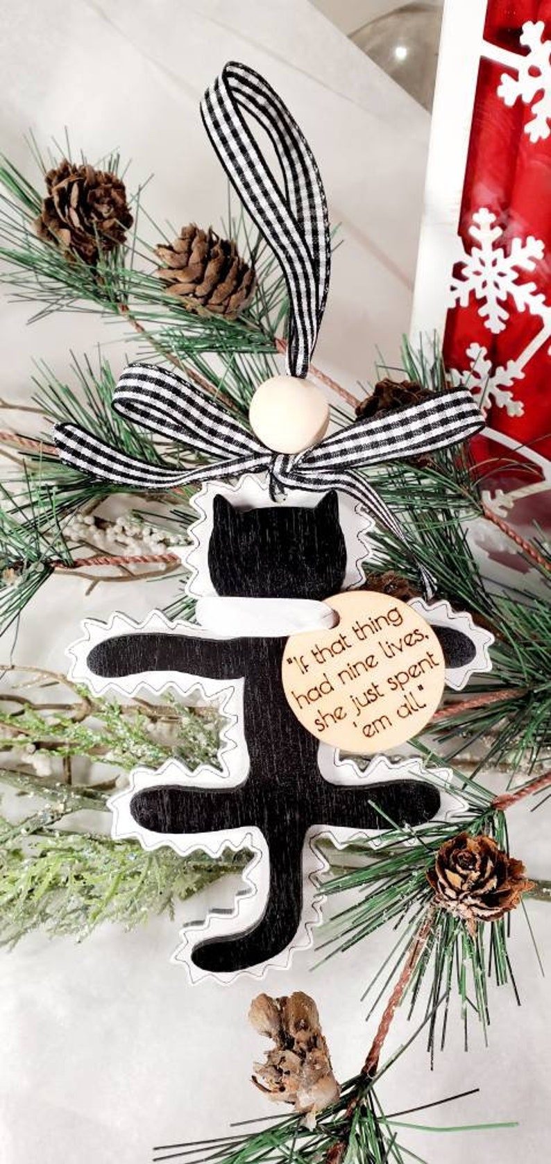 National Lampoons Christmas Vacation Fried Cat Ornament Etsy Canada