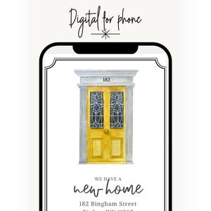 Digitale verhuisaankondiging | We Moved-kaart voor telefoon | Nieuwe adreskaart | Gepersonaliseerd nieuw huis | Sms-kaart New Home | Nieuw huis